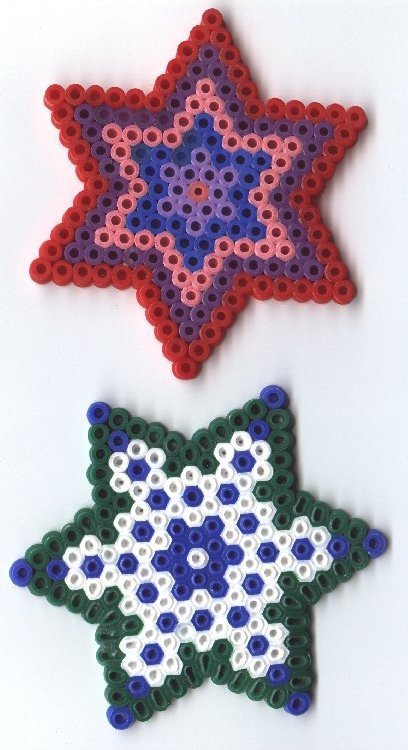 Hama bead coasters