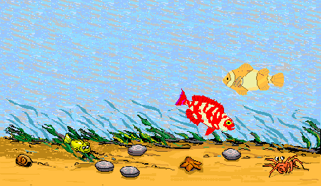 Clown Fish and Glasseye